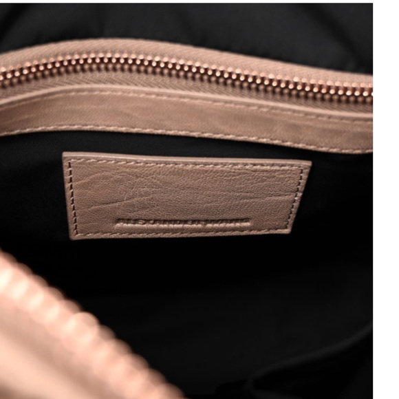 Alexander Wang Small Rocky Rockie Rocky Rose Gold Hardware Latte Pebbled $995 - Picture 5 of 10